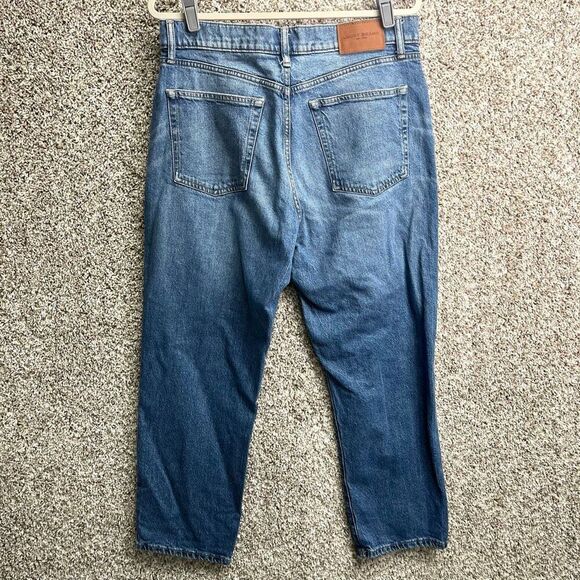 Lucky Brand Jeans Women’s 12/31 90’s Loose High Rise Button Fly Straight Leg Den - Picture 4 of 10